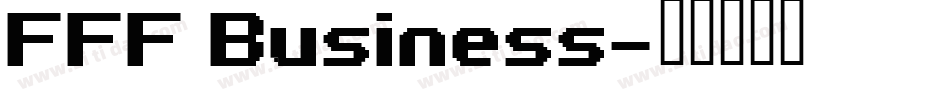 FFF Business字体转换